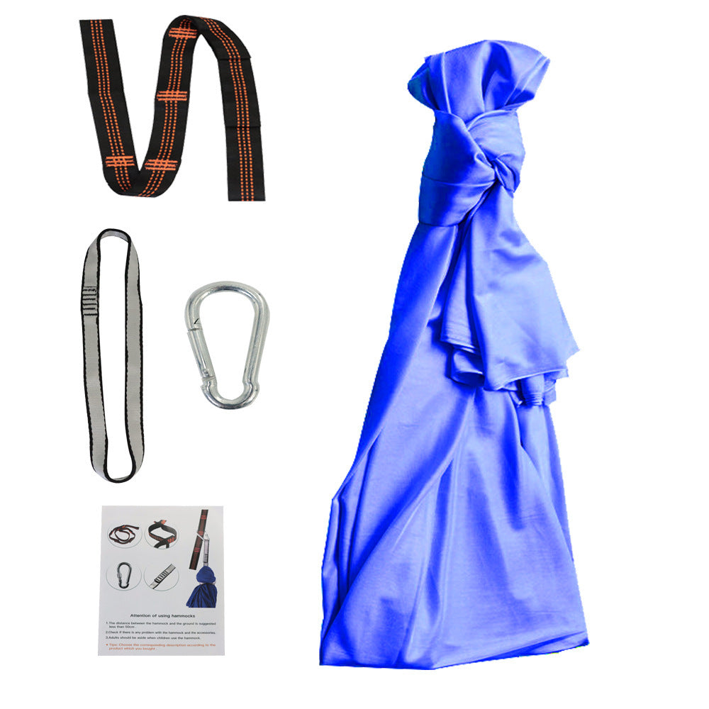 Blue sensory swing 