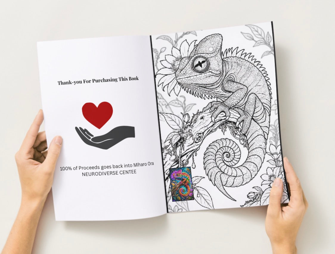 Calm in my Storm - Colouring in Book