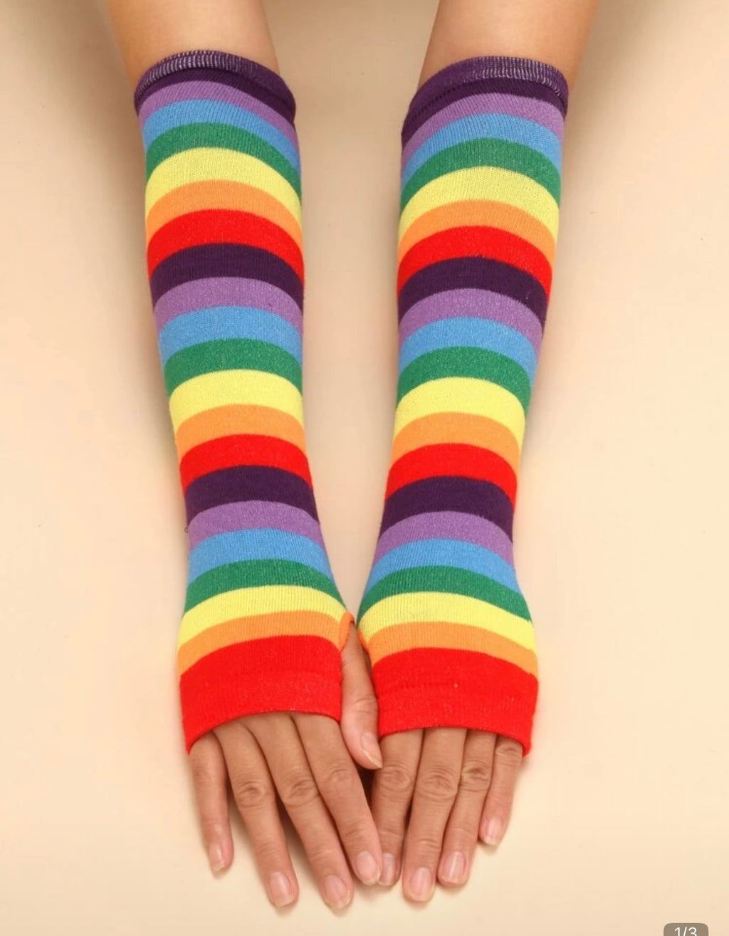 Rainbow Spectrum Awareness Socks & Arm warmer Combo