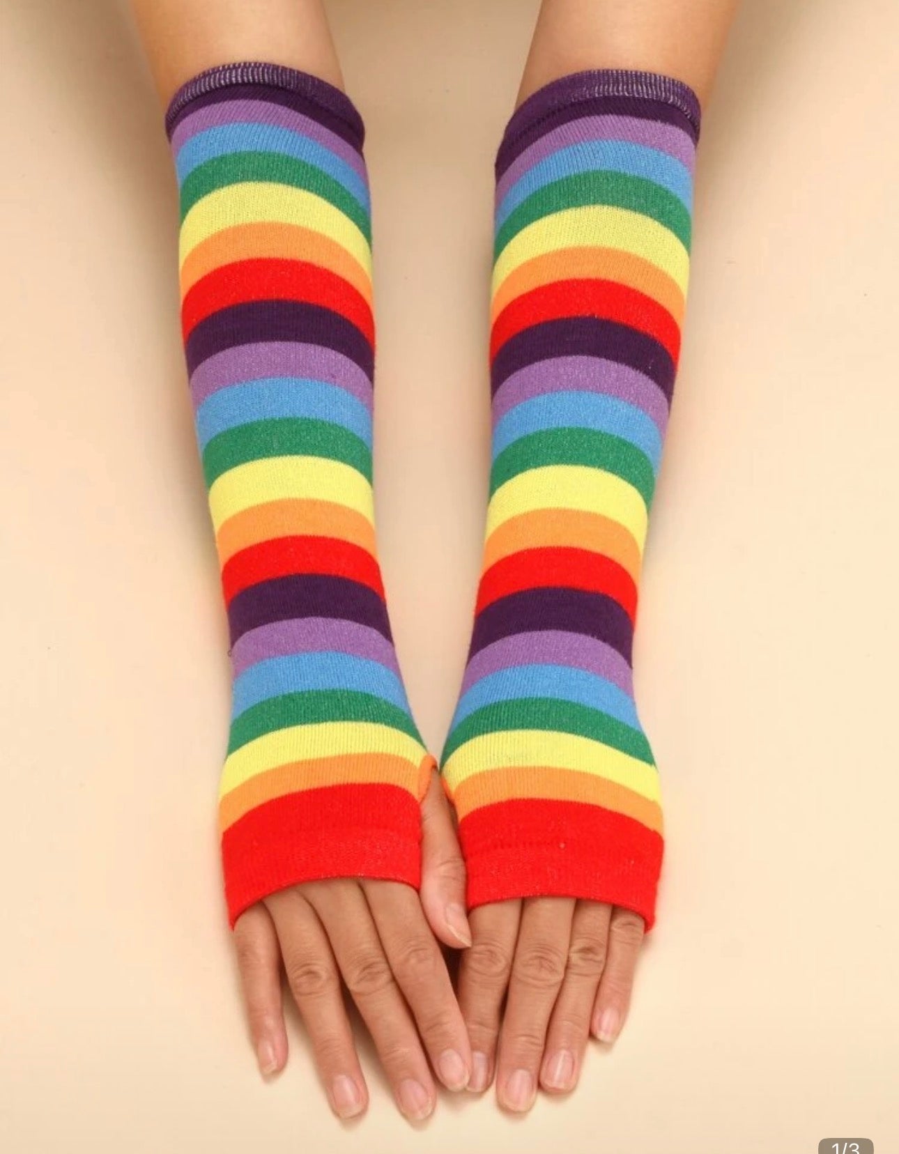 Rainbow Spectrum Awareness Socks & Arm warmer Combo