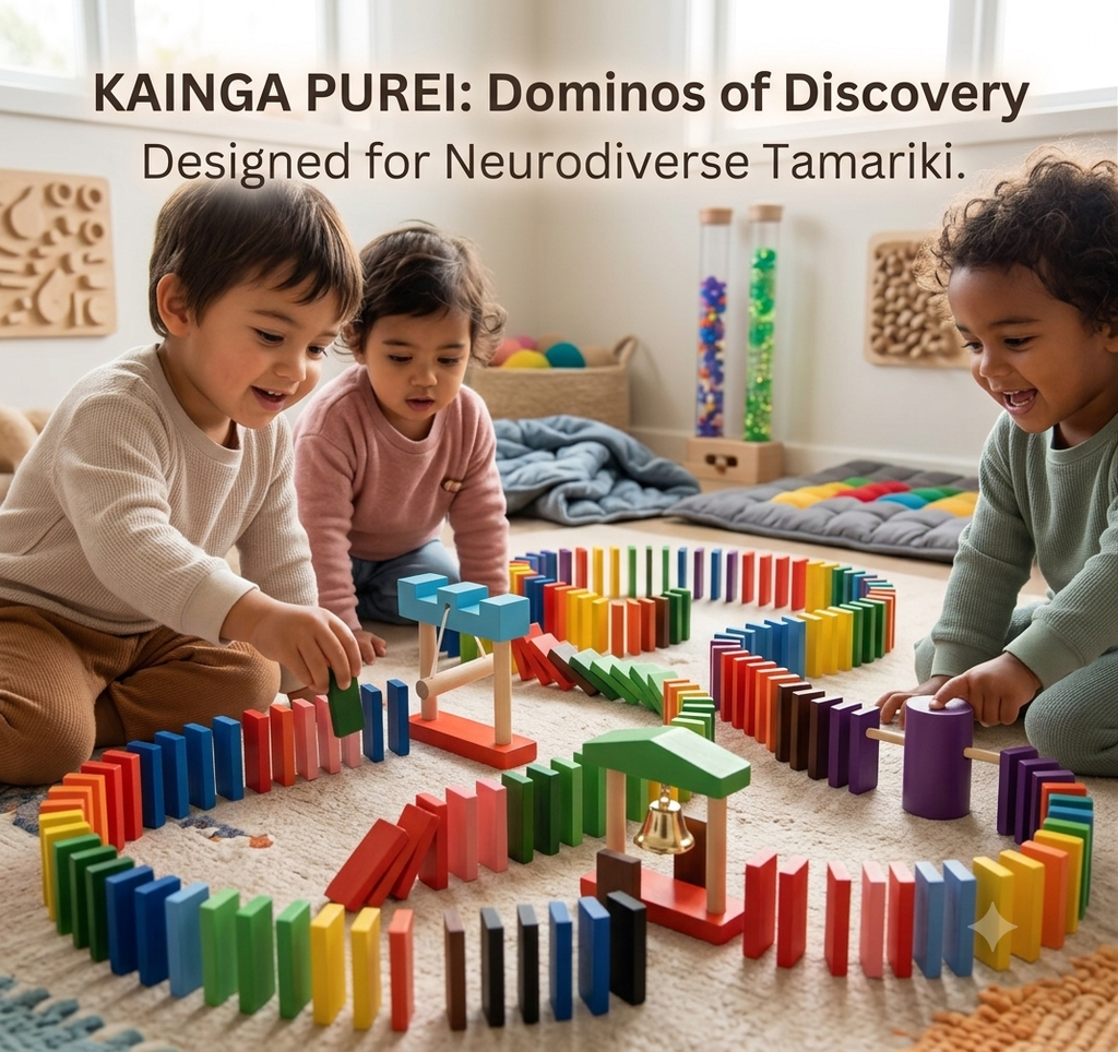 120-Piece Wooden Rainbow Dominoes Set | STEM Educational Toy