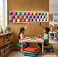 Rotating Light Button Sensory Board