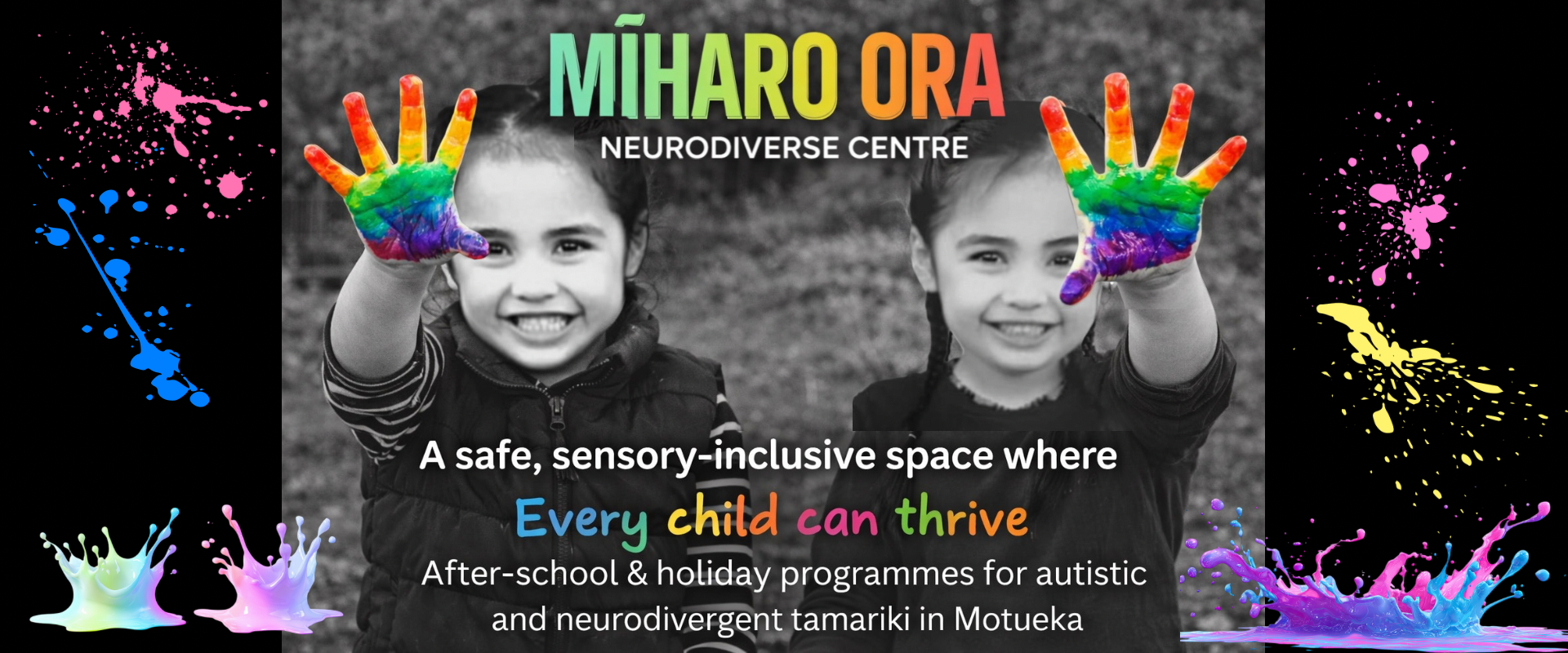 Mīharo Ora Neurodiverse Centre — autism and neurodiversity-affirming after-school care and holiday programmes for tamariki in Motueka, Nelson Tasman NZ