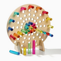 Sensory Pegboard with Acrylic Sticks