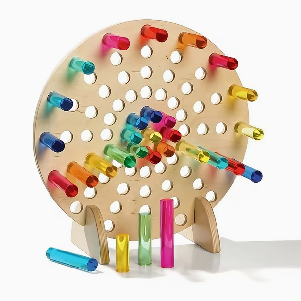 Sensory Pegboard with Acrylic Sticks