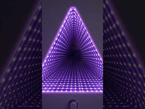 Sensory Wall Panel (Interactive Tactile Light + Infinity Mirror)